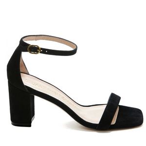 Stuart Weitzman Ankle Strap Block Heel Sandals, 6.5